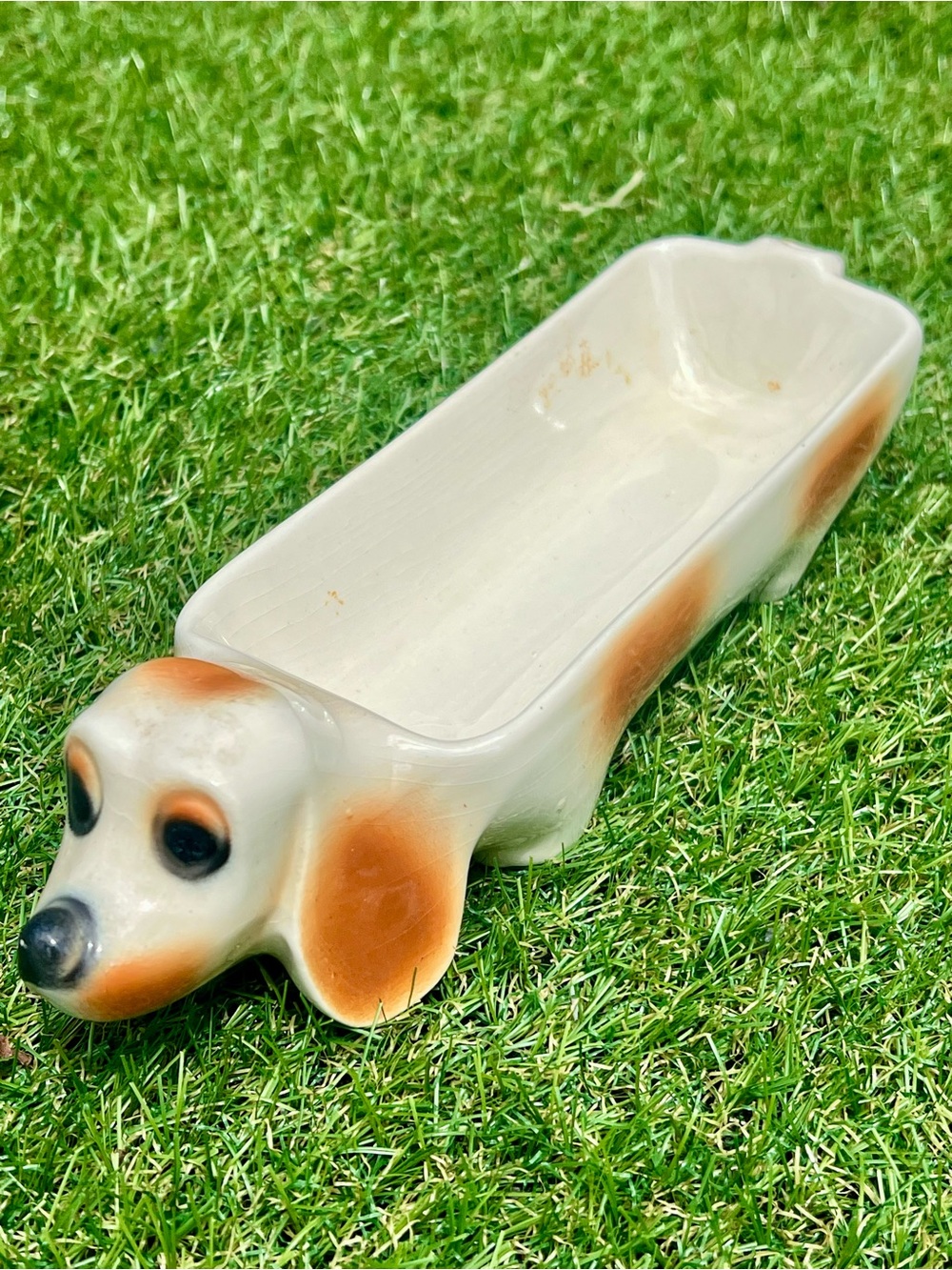 Vintage Ceramic 1950’s Dachshund Cracker Dish